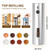 Electric Salt and Pepper Grinder Set, Stainless Steel Spice Mills(Size 2)
