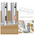 Electric Salt and Pepper Grinder Set, Stainless Steel Spice Mills(Size 1)