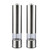 KMWHPJN Electric Salt and Pepper Mill Set Automatic Herb Spice Grinder Adjustable Coarseness Gifts Kitchen Gadget