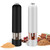 KMWHPJN Electric Salt and Pepper Mill Set Automatic Herb Spice Grinder Adjustable Coarseness Gifts Kitchen Gadget