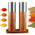 KMWHPJN Acacia Wood Pepper Grinder with Holder Salt And Set Wooden Kitchen Spice Mill Adjustable Coarseness
