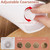 KMWHPJN Electric Pepper Grinder Spice Mill Automatic Salt and Shaker Coffee with LED Light Set Adjustable Ceramic