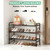 Tbzieoc 3 Tier Shoe Rack Metal Shoe Storage Organizer for Entryway Closet