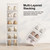 SEE SPRING 12 Pack Shoe Storage Box, Clear Plastic Stackable Shoe Organizer for Closet, Space Saving Foldable Shoe Rack Sneaker Container Bin Holder