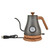220V/ 110V 1L electric kettle 304 stainless steel gooseneck spout pour-over coffee pot slim  teapot with thermometer