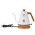 220V/ 110V 1L electric kettle 304 stainless steel gooseneck spout pour-over coffee pot slim  teapot with thermometer