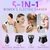 5 in 1 Electric Razors for Women Cordless Electric Painless Leg Shaver Hair Remover for Legs Bikini Face Lips Hairs Sensitive Skin Waterproof Wet Dry Female Bikini Trimmer