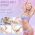 5 in 1 Electric Razors for Women Cordless Electric Painless Leg Shaver Hair Remover for Legs Bikini Face Lips Hairs Sensitive Skin Waterproof Wet Dry Female Bikini Trimmer