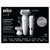 Braun Silk-épil 9 Epilator, Pivoting Head, Wet and Dry, Includes Body Trimmer, Shaver Head and Trimmer Comb, SES9-441