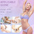 5 in 1 Electric Razors for Women Cordless Electric Painless Leg Shaver Hair Remover for Legs Bikini Face Lips Hairs Sensitive Skin Waterproof Wet Dry Female Bikini Trimmer