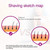 Feilx Electric Shaver for Women Best Electric Razor for Womens Bikini Legs Underarm Public Hairs Rechargeable Trimmer 3-in- 1 Painless Precision Shaver Remover (Color : A)