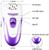 zhanghong Hair Removal Epilator for Women Rechargeable Electric Razor Shaver, 3 in 1 Multi-Function Electric Razor, Dry & Wet Available