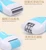HCUCTOS Epilator for Women,3 in 1 Hair Removal with Head & Shaver, Electric Cordless Portable Painless(Purple)