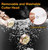 Feilx 2 in 1 Electric Eyebrow Trimmer Hair Remover Women Shaver LED Light Lady Epilator Razor face Makeup Tool Gift