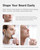 Laifen T1 Pro 1-Blade Electric Trimmer for Men Face, Wet & Dry Gray Trimmer
