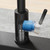 VIDEC Touch On Kitchen Faucet, 3 Modes Pull Down Sprayer, Sensor Activated, Ceramic Valve,LED Temperature Control, 360-Degree Rotation, 1 or 3 Hole Deck Plate. 10-Year Warranty. (Black,KW-66R)