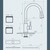 VIDEC Touch-Less Kitchen Faucet, 3 Modes Pull Down Sprayer, Touch-Less Sensor Activated, LED Temperature Control, 360-Degree Rotation,1 or 3 Hole Deck Plate. 10-Year Warranty.(Matte Gold, KW-78J)