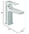 hansgrohe Metropol Modern Low Flow Water Saving 1-Handle 1 7-inch Tall Bathroom Sink Faucet in Chrome, 32506001
