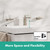 hansgrohe Tecturis E Bathroom Faucet, 1 Hole, Bathroom Sink Faucet for Vanity with Pop-Up Drain Assembly, 1.2 GPM, Brushed Nickel, 73014821