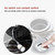 110V Kitchen Food Waste Processor Disposer Garbage Disposal Crusher 1400mL