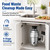Garvee Garbage Disposal for Kitchen Sink, Silver Food Waste Disposer, 1 HP 3500 RPM 4-Stage Grinding, ABS and Stainless Steel Under Sink Disposal Unit, No Air Switch for Home Kitchen Cleanup