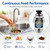 Garvee Garbage Disposal for Kitchen Sink, Silver Food Waste Disposer, 1 HP 3500 RPM 4-Stage Grinding, ABS and Stainless Steel Under Sink Disposal Unit, No Air Switch for Home Kitchen Cleanup