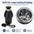 3/4 HP Garbage Disposal for Kitchen Sink, Matte Black Food Waste Disposer with 3500 RPM 4 Stage Grinding, ABS and Stainless Steel Under Sink Disposal Unit with Air Switch for Home Kitchen Cleanup