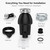 3/4 HP Garbage Disposal for Kitchen Sink, Gray Food Waste Disposer with 3500 RPM 4 Stage Grinding, ABS and Stainless Steel Under Sink Disposal Unit with Air Switch for Home Kitchen Cleanup