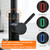 VIDEC Touch-Less Kitchen Faucet, 3 Modes Pull Down Sprayer, Touch-Less Sensor Activated, LED Temperature Control, 360-Degree Rotation,1 or 3 Hole Deck Plate. 10-Year Warranty.(Black Steel, KW-78R)