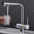 3 Way Kitchen Tap - Chrome Pull Out Mixer Faucet with Swivel Spout & Water Filter - Versatile Drinking Water Tap for Kitchen Sink Stylish & Functional Kitchen Accessory