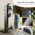 Stainless Steel Outdoor Water Column Stand with Faucet & Spray Gun - Veal Garden Tap Post for Courard Irrigat & Watering (Black, 60cm/23.6in)