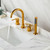 ZOCWJK Shower Mixer Tap Black Bathroom Mixer Tap with Shower 360 Degree Rotating Tap Single Lever Shower Mixer-B,Black