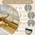 Stainless Steel Workstation Sink with Pull-Out Faucet Nano Coated Small Basin Cup Drain Set Gold Finish 80 x 45 cm - Perfect for Modern Kitchens