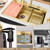 Stainless Steel Workstation Sink with Pull-Out Faucet Nano Coated Small Basin Cup Drain Set Gold Finish 80 x 45 cm - Perfect for Modern Kitchens