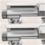 POLGDW Wall Mounted Waterfall Bath Tap Single Handle Faucet Bath Shower Mixer Tap with Rigid Riser Shower Rail Kit Chrome