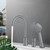 ZOCWJK Hole Bath Mixer Tap Black Bath Tub Mixer Tap with Shower Single Lever Shower Mixer Tap Shower Hose for Bath Taps,Chrome