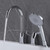 ZOCWJK Hole Bath Mixer Tap Black Bath Tub Mixer Tap with Shower Single Lever Shower Mixer Tap Shower Hose for Bath Taps,Chrome