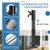 inless Steel Garden Water Column - 60cm Floor Mount Faucet Post for Irrigat, Car Washing & Pet Showering - 304 inless Steel Design
