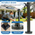 inless Steel Garden Water Column - 60cm Floor Mount Faucet Post for Irrigat, Car Washing & Pet Showering - 304 inless Steel Design