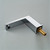 PENGKTXXY Deck-Mounted Bath Faucets Single Holder Dual Control Luxury Brass Bathtub Faucet,Clear