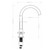 ZOCWJK Bath Shower Mixer Tap Black 4 Hole Bath Tap 360 Swivel Spout Bathtub Faucet Double Lever Mixer Tap,Brushed Gold