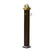 Decorative Water Feature Garden Water Column with Faucet and Spray Gun Aluminum Alloy Water Column Built-in Antifreeze Insulation Two Water Inlet Methods for Irrigation and Watering(A)
