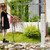 Decorative Water Feature Garden Water Column with Faucet and Spray Gun Aluminum Alloy Water Column Built-in Antifreeze Insulation Two Water Inlet Methods for Irrigation and Watering(A)