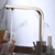 PENGKTXXY Kiten Faucet 3 in 1 Brass 360 ° Rotation Pure Water Hot and Cold Double Handle Faucets for Kiten Sinks-Rome (Color : Cromo)