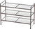 Simple Houseware 3-Tier Stackable Mesh Shoe Rack, Bronze