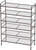 Simple Houseware 3-Tier Stackable Mesh Shoe Rack, Bronze