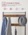 VASAGLE Coat Rack, Hall Tree with Shoe Storage Bench, 3-in-1, Steel Frame