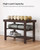 SONGMICS Shoe Rack Bench, 3-Tier Bamboo Shoe Storage Organizer, Entryway Bench, Holds Up to 286 lb, 11.3 x 27.6 x 17.8 Inches, for Entryway Bathroom Bedroom, Brown ULBS04Z
