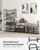 SONGMICS 4-Tier Stackable Metal Shoe Rack, Holds Up to 16 Pairs of Shoes