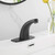 Touchless Bathroom Faucet Black Automatic Faucet Battery or Plug to Choose